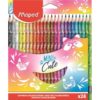 Színes ceruza készlet 24 db-os háromszög – Mini Cute