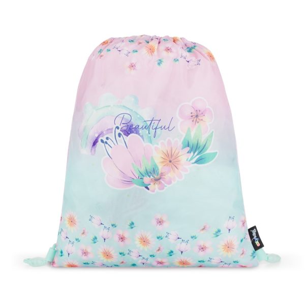 OXYBAG virágos iskolatáska szett – pasztell