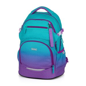 Oxybag ergonomikus iskolatáska hátizsák – Ombre türkiz-lila