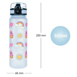BAAGL tritán kulacs 500 ml-es – Rainbow Red