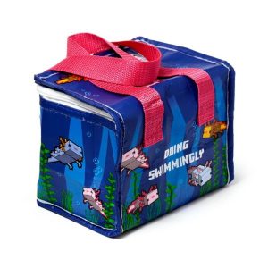 Minecraft hűtőtáska, uzsonnás táska – Axolotl