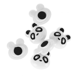 Pandás hűtőmágnes 6 db-os szett