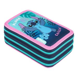 Stitch felszerelt 3 emeletes tolltartó – Stay Cool