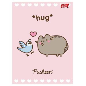 Pusheen cicás A5-ös kockás füzet 32 lapos többféle