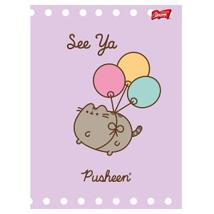 Pusheen cicás A5-ös kockás füzet 32 lapos többféle