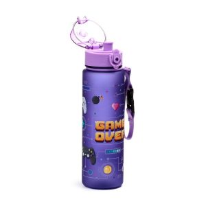 Gamer műanyag kulacs 600 ml-es – Game Over