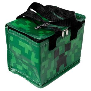 Minecraft hűtőtáska, uzsonnás táska – Creeper
