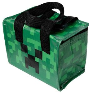 Minecraft hűtőtáska, uzsonnás táska – Creeper