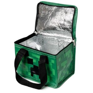 Minecraft hűtőtáska, uzsonnás táska – Creeper