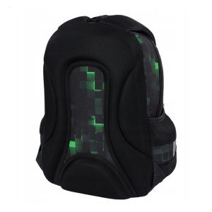 St. Right iskolatáska, hátizsák 39 cm SZETT – Green Game