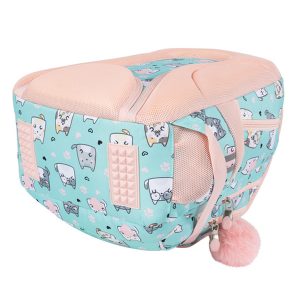 St. Right cicás iskolatáska, hátizsák 39 cm SZETT – Charming Cats