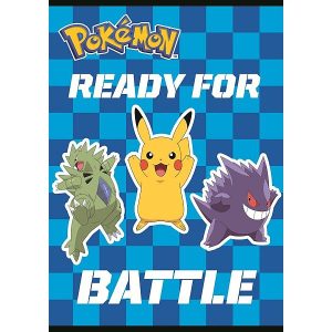 Pokémonok A5-ös kockás füzet 32 lapos – többféle
