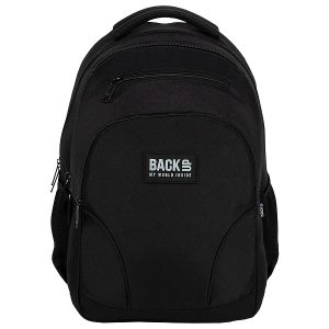 BackUp fekete iskolatáska, hátizsák 45 cm – Black