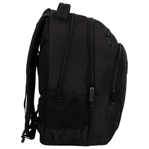 BackUp fekete iskolatáska, hátizsák 45 cm – Black