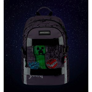 Baagl ergonomikus iskolatáska, hátizsák SZETT – Minecraft TNT